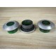 Allen Bradley 800T-N159G Green Cap Push Button 800TN159G (Pack of 3) - Used