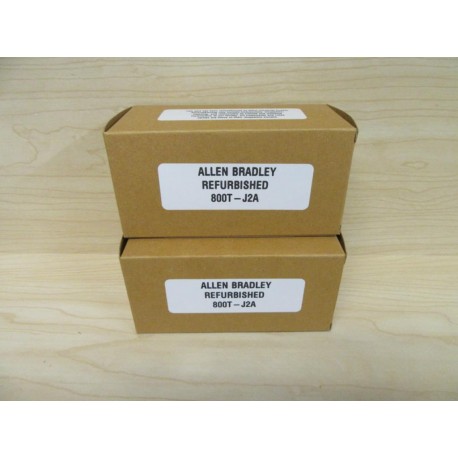 Allen Bradley 800T-J2A Selector Switch 800TJ2A Series T (Pack of 2) - Refurbished