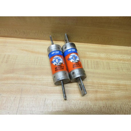 Gould Shawmut Ferraz AJT100 Fuse Cross Ref 4TAT9 Smart Spot (Pack of 2) - Used