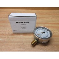 Weksler BY12YPE4LW Pressure Gauge