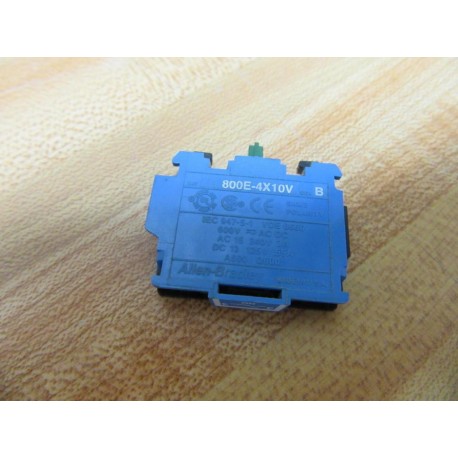 Allen Bradley 800E-4X10V Contact 800E4X10V - Used