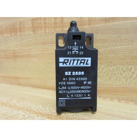 Rittal SZ 2586 Door Switch SZ2586 WO Plate - New No Box