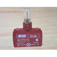 Baco 23 EA Lamp Holder Module 23EA WBulb - New No Box