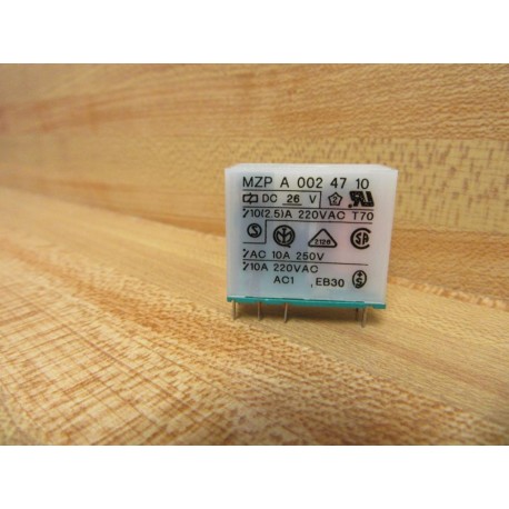 Feme MZP A 002 47 10 Miniature Relay MZPA0024710 Clear - New No Box