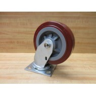 Colson 6X2 Caster Wheel 6" Swivel Plate - New No Box