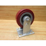 Colson 5X2 Caster Wheel 5" Rigid Plate, 4-5 SER.5" - New No Box