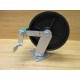 Generic 8X2 Caster Wheel Black, Swivel WPoly Cam Brake - Used