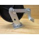 Generic 8X2 Caster Wheel Black, Swivel WPoly Cam Brake - Used
