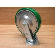 Generic 8X2 Caster Wheel Green, Swivel Plate - New No Box