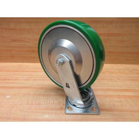 Generic 8X2 Caster Wheel Green, Swivel Plate - New No Box