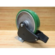 Albion PD0820019 Polyurethane Aluminum Wheel WBrake - New No Box