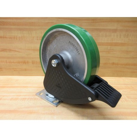 Albion PD0820019 Polyurethane Aluminum Wheel WBrake - New No Box