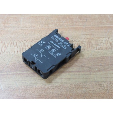 Allen Bradley 800F-X02D Contact Block 800FX02D - New No Box