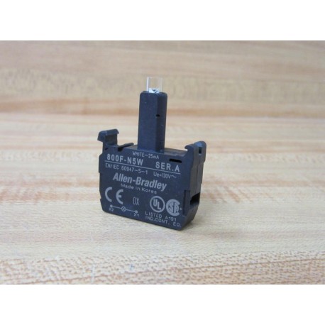 Allen Bradley 800F-N5W Light Module 800FN5W Series A 25mA - New No Box