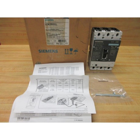 Siemens LDK3B050 50A Circuit Breaker LDK3B050L