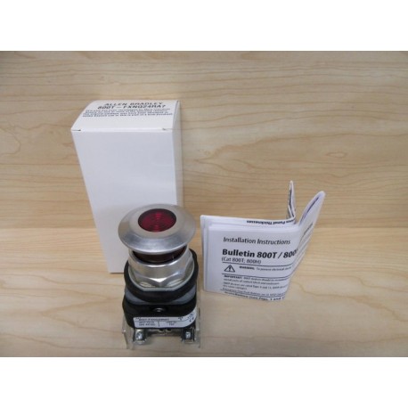 Allen Bradley 800T-FXNQ24RA7 PushPull Operator Red