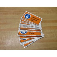 Clarion LP001-PK Electrical Lockout Point Label (Pack of 25) - New No Box