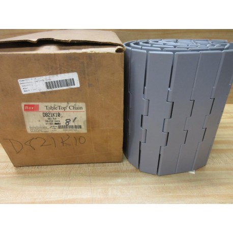 Rexnord D821K10 Table Top Chain 8' Length