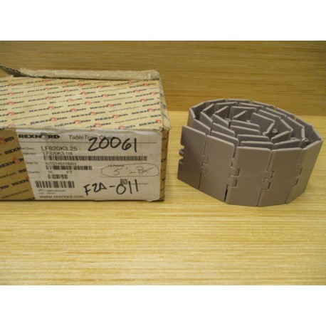 Rexnord LF820K3-14 Table Top Chain LF820K3.25 10' Length