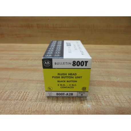 Allen Bradley 800T-A2B Push Button 800TA2B EMPTY BOX ONLY!! Series N