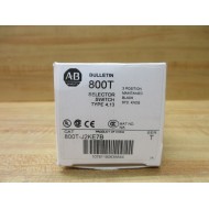 Allen Bradley 800T-J2KE7B Selector Switch 800TJ2KE7B EMPTY BOX ONLY!!