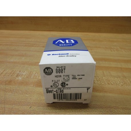 Allen Bradley 800T-Q10G Pilot Light 800TQ10G EMPTY BOX ONLY!!