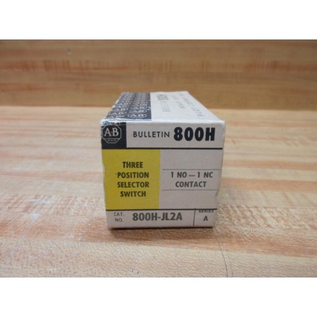 Allen Bradley 800H-JL2A Contact Block 800HJL2A EMPTY BOX ONLY!!