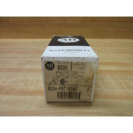 Allen Bradley 800H-PRT16RAP Button EMPTY BOX ONLY!