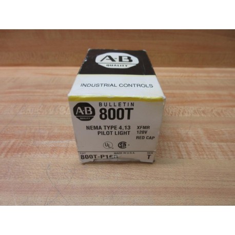 Allen Bradley 800T-P16R Pilot Light Red 800TP16R EMPTY BOX ONLY!! Series T