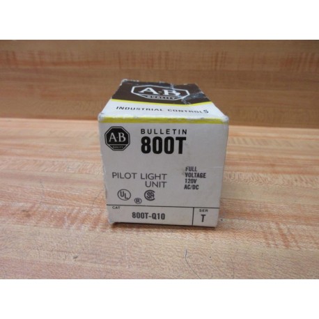 Allen Bradley 800T-Q10 Pilot Light EMPTY BOX ONLY!!