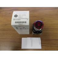 Allen Bradley 800T-FXTQH2RA1 Red Push Button