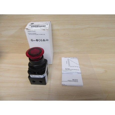 Allen Bradley 800H-FRXTQH2RA1 Illum. Push Button