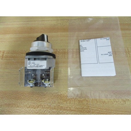 Allen Bradley 800T-H2D1 Selector Switch  800TH2D1 W 800T-XD1 - New No Box