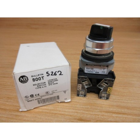 Allen Bradley 800T-H2D1 Selector Switch  800TH2D1 (2) 800T-XAY
