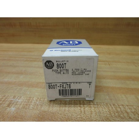 Allen Bradley 800T-FXJT6 Push Button 800TFXJT6 EMPTY BOX ONLY!