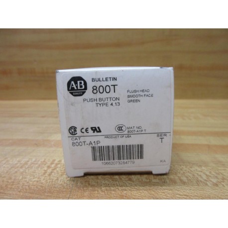 Allen Bradley 800T-A1P Push Button 800TA1P EMPTY BOX ONLY!