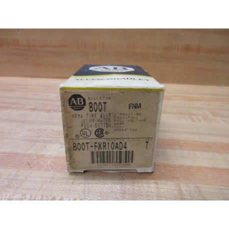 Allen Bradley 800T-FXR10ADA Illuminated Push Button EMPTY BOX ONLY!
