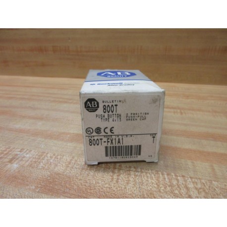 Allen Bradley 800T-FX1A1 Push-Pull Device 800TFX1A1 EMPTY BOX ONLY!