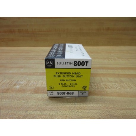 Allen Bradley 800T-B6B Push Button 800TB6B EMPTY BOX ONLY!