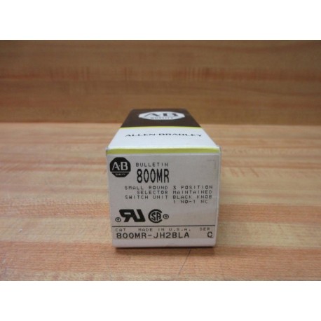 Allen Bradley 800MR-JH2BLA Selector Switch 800MRJH2BLA EMPTY BOX ONLY!