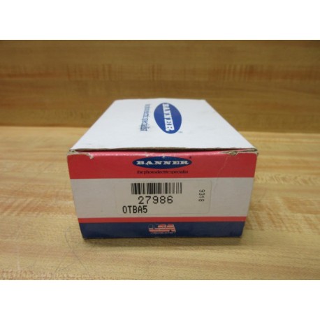 Banner OTBA5 Touch Button 27986 0TBA5 EMPTY BOX ONLY!