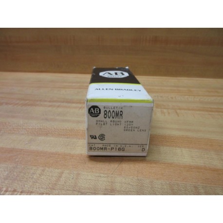 Allen Bradley 800MR-P16G Pilot Light 800MRP16G EMPTY BOX ONLY!