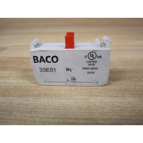 Baco 33E01 Contact Block - New No Box