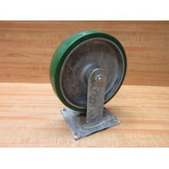 Albion PD0820019 Polyurethane Aluminum Wheel WRigid Plate - Used