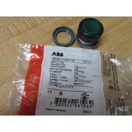 ABB MP1-11G Green Button 1SFA611100R1102
