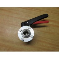 Kieselmann DN25 PN16 AISI 304L CH E2RX Butterfly Valve - New No Box