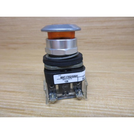 Allen Bradley 800T-FXQ10AA1 Amber Button W 800T-XA1800T-Blank - New No Box