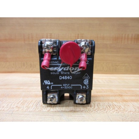 Crydom D4840 Solid State Relay 4-32VDC - Used