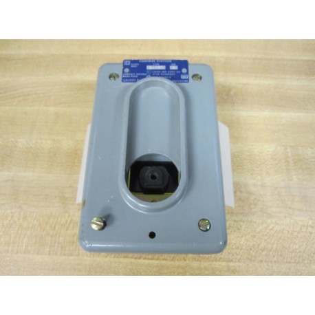Square D BW151 Control Station Front Cover 9001BW151 Cover OnlyNo Button - Used