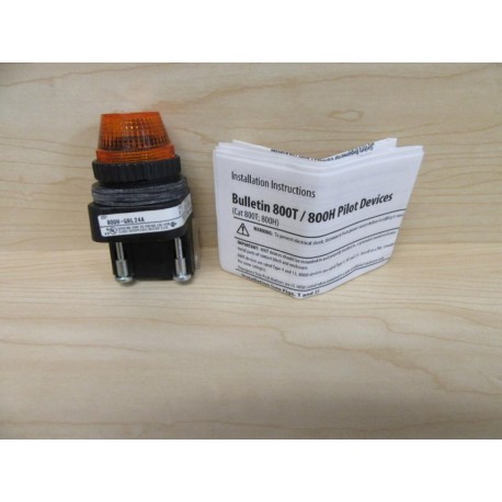 Allen Bradley 800H-QRL24A Pilot Light 800HQRL24A - New No Box